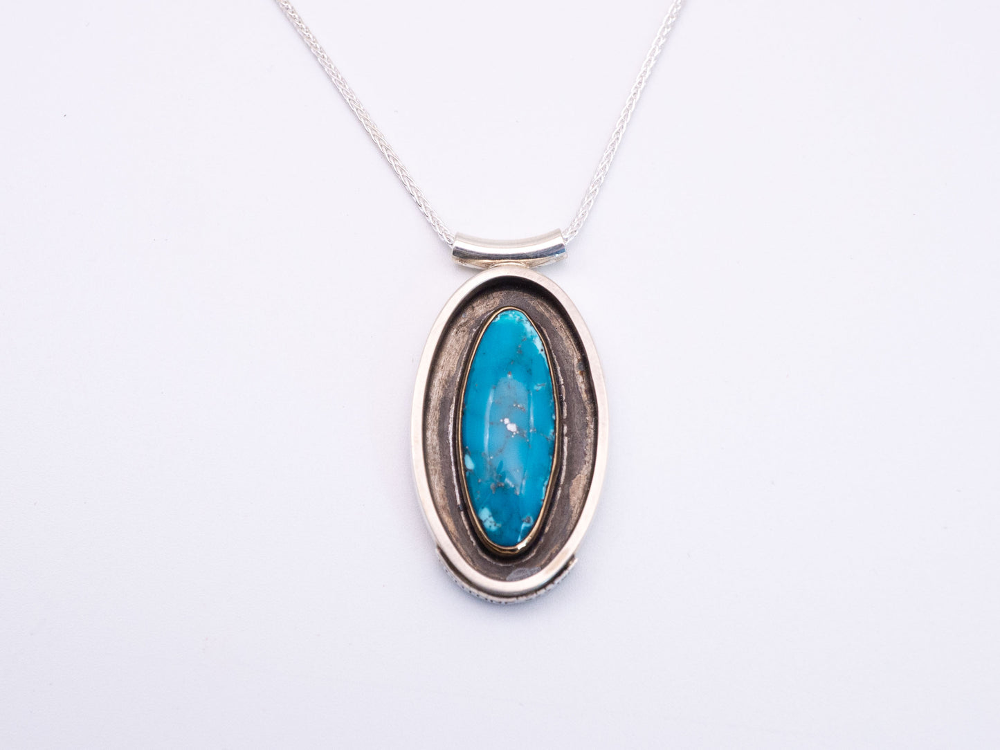 The Wellspring - Morenci Turquoise Pendant