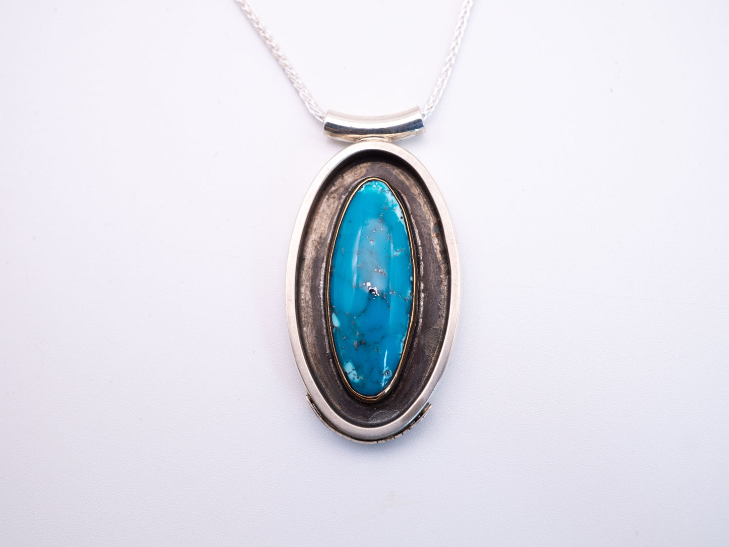 The Wellspring - Morenci Turquoise Pendant