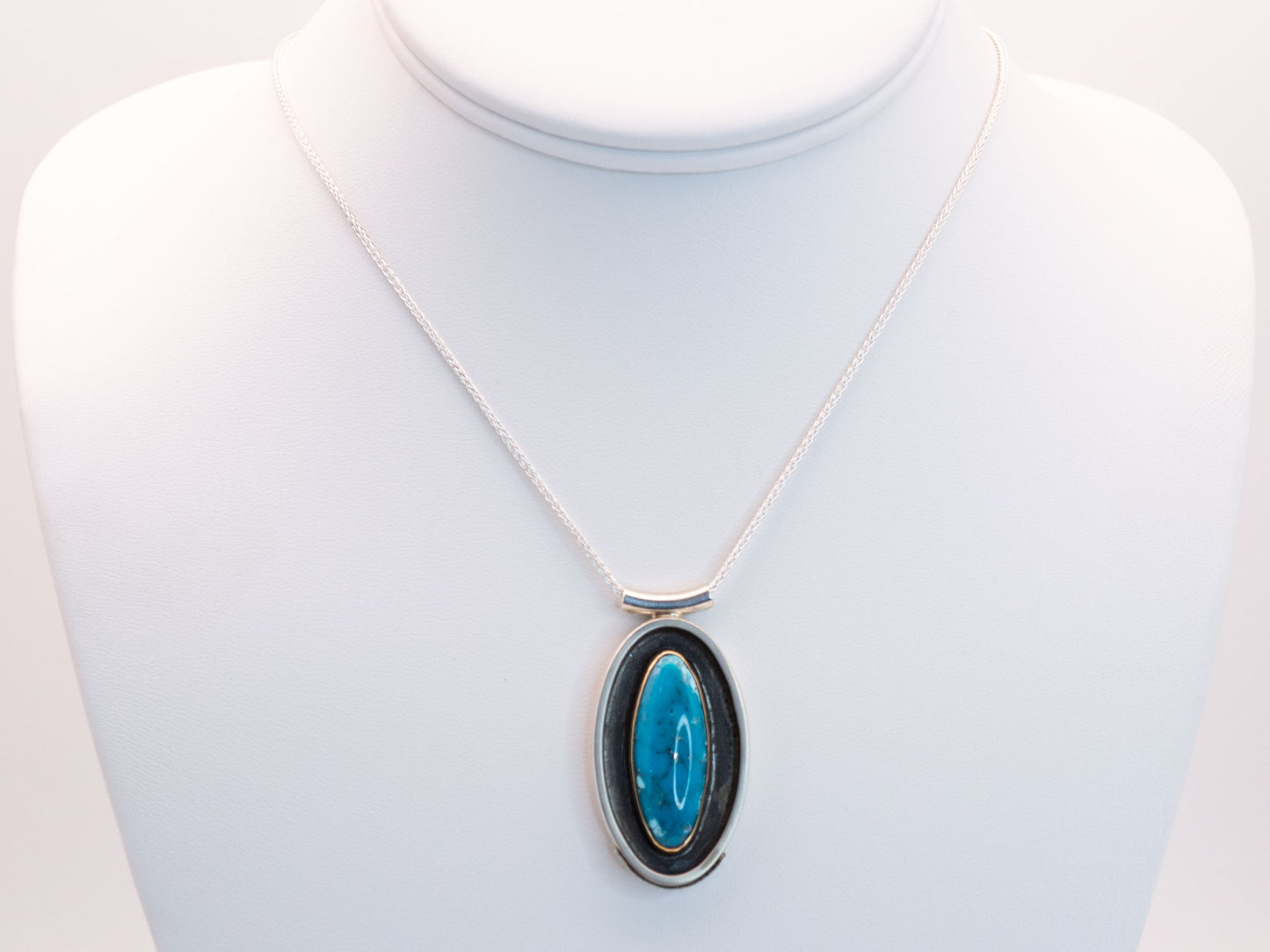 The Wellspring - Morenci Turquoise Pendant