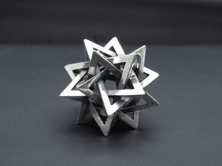 The Fifth Form — Palm-Sized Meditation Talisman (.935 Solid Silver)