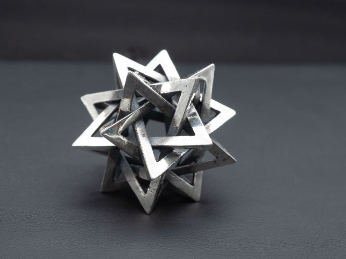 The Fifth Form — Palm-Sized Meditation Talisman (.935 Solid Silver)