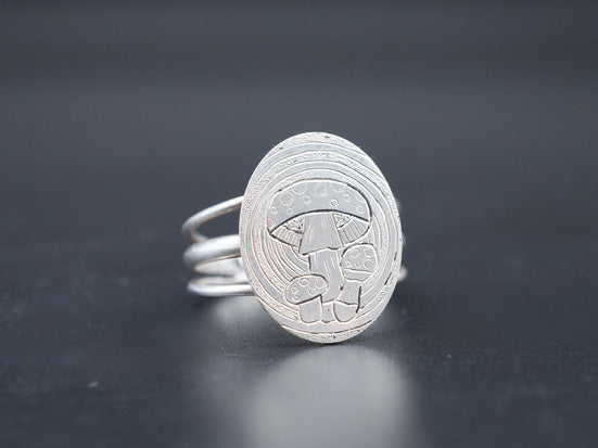 Amanita Mushroom | Ring Size Made to Order