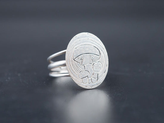 Amanita Mushroom | Ring Size Made to Order