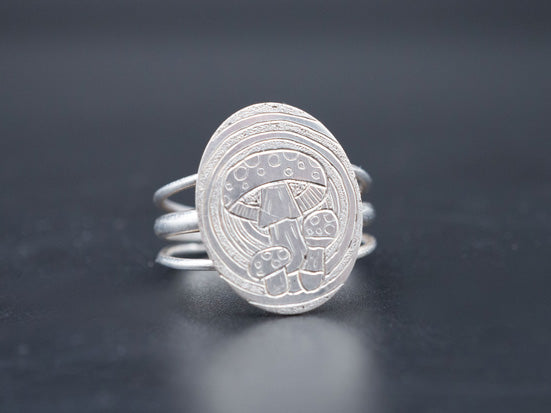 Amanita Mushroom | Ring Size Made to Order