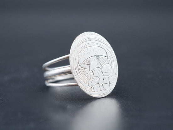Amanita Mushroom | Ring Size Made to Order