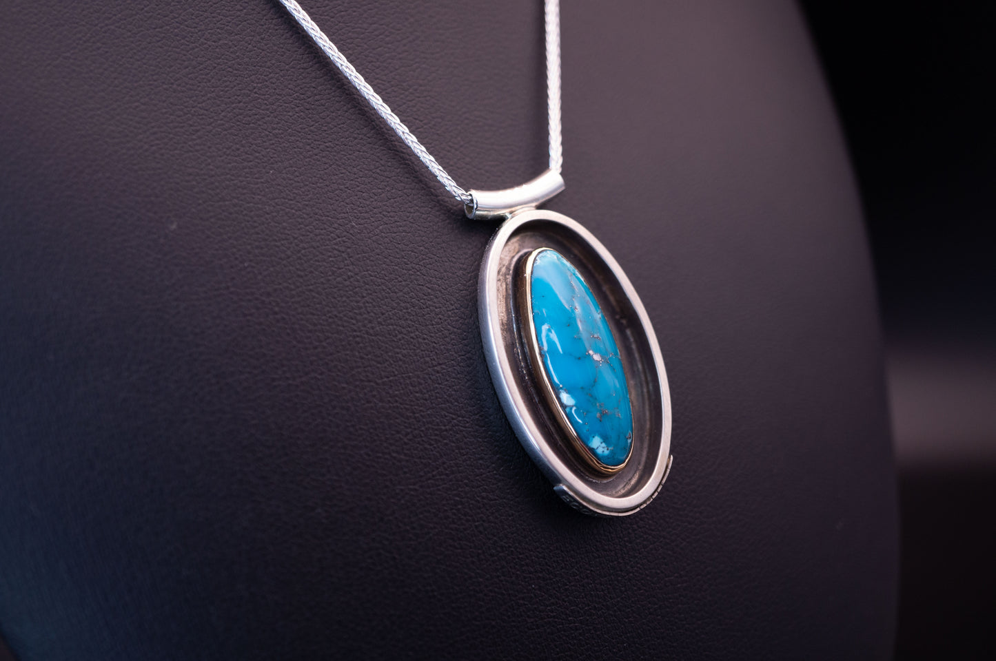 The Wellspring - Morenci Turquoise Pendant