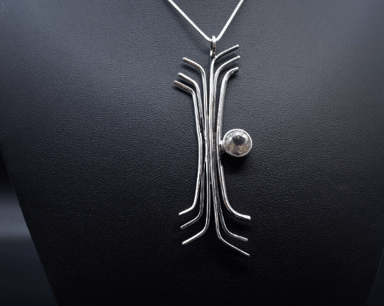 Champagne Sunstone Pendant | .925 silver - Ecotone Jewelers