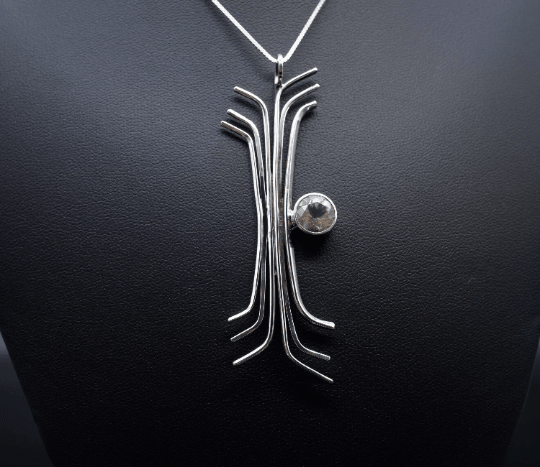 Champagne Sunstone Pendant | .925 silver - Ecotone Jewelers