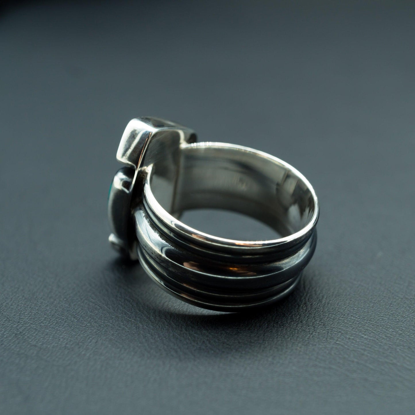 Sculptural Turquoise Ring - Size 9 - Ecotone Jewelers