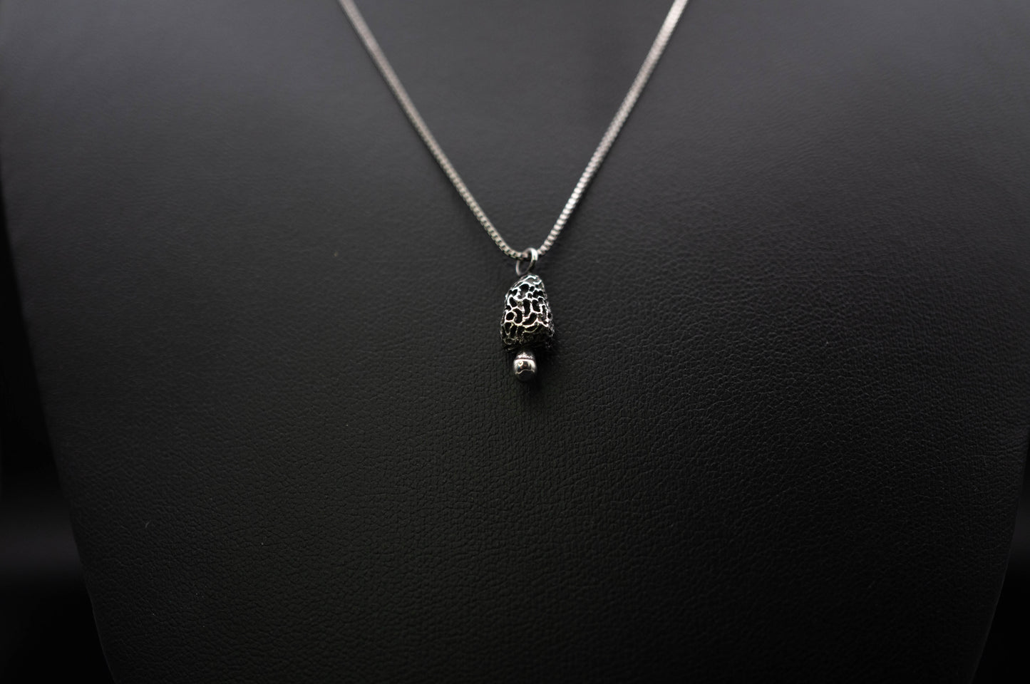 Tiny Black Morel | Pendant
