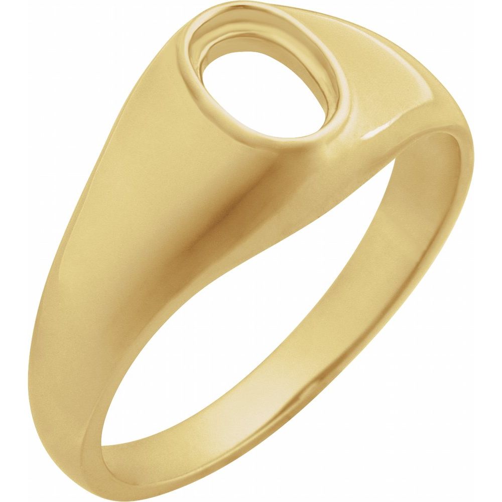 Custom Gold Signet Ring | Jackie