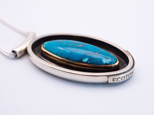 The Wellspring - Morenci Turquoise Pendant