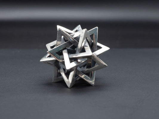 The Fifth Form — Palm-Sized Meditation Talisman (.935 Solid Silver)