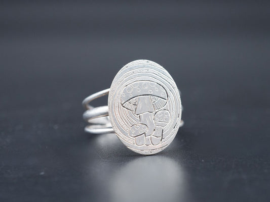 Amanita Mushroom | Ring Size Made to Order