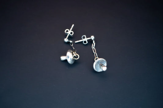 Amanita Mushroom Earrings