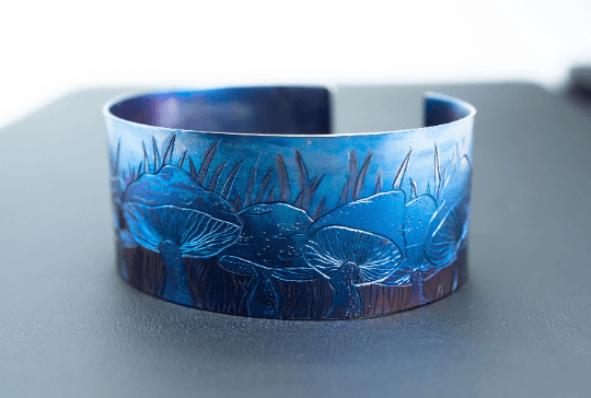 Mushroom Cuff Bracelet - Ecotone Jewelers