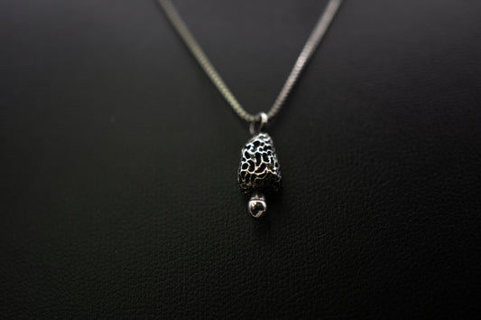 Tiny Black Morel | Pendant